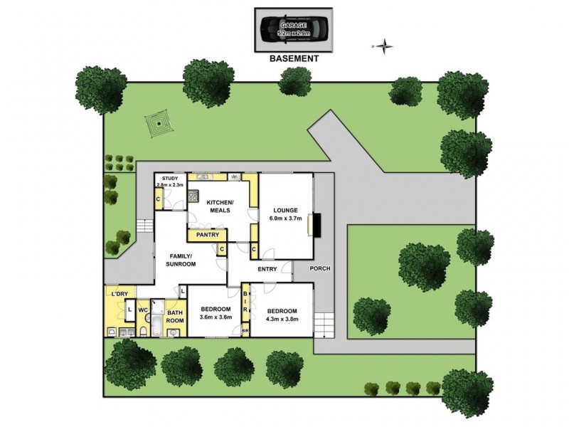 41 Sweetland Rd, Box Hill VIC 3128 Floorplan