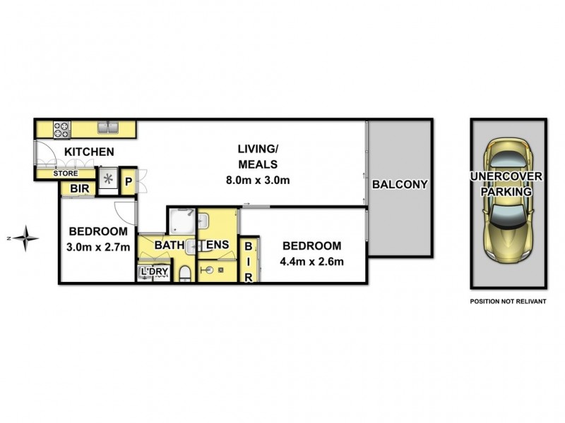 219/15-21 Harrow, Box Hill VIC 3128 Floorplan