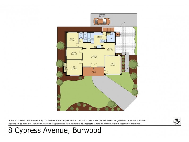 8 Cypress Avenue, Burwood VIC 3125 Floorplan