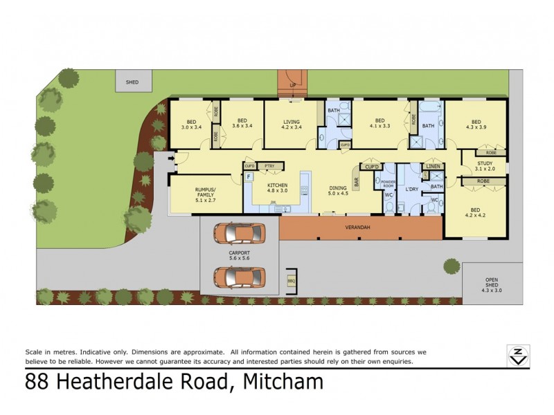 88 Heatherdale Road, Mitcham VIC 3132 Floorplan