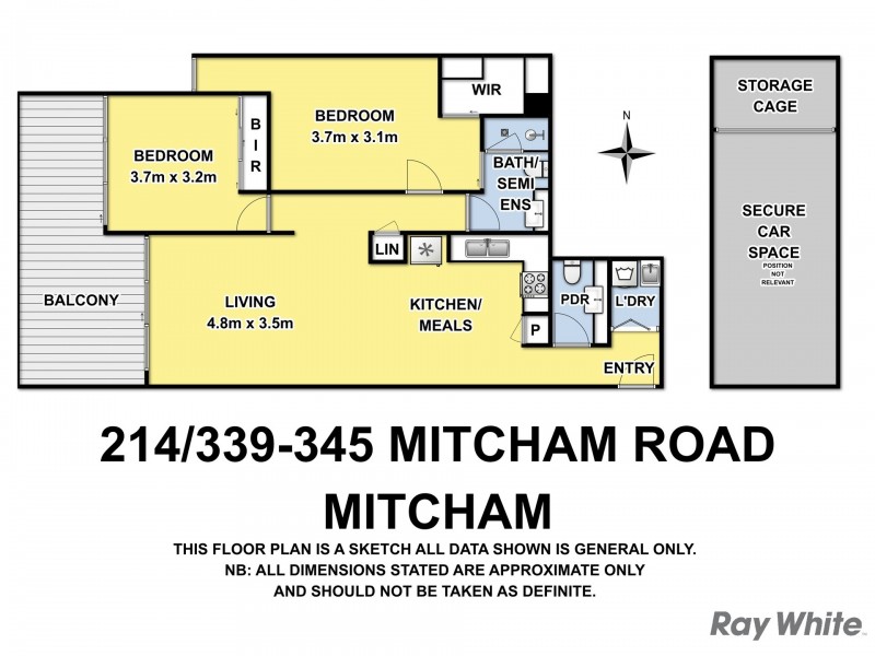 214/339-345 Mitcham Road, Mitcham VIC 3132 Floorplan