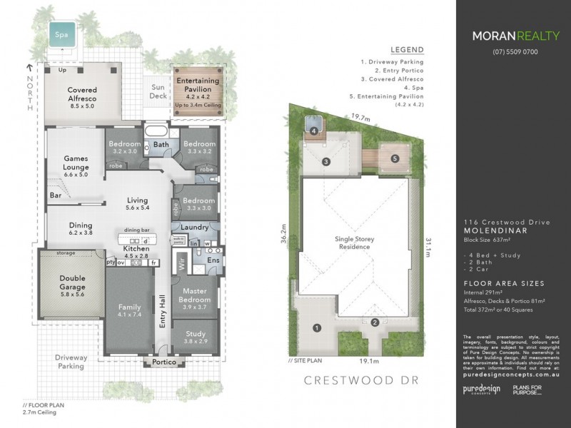 116 Crestwood Drive, Molendinar QLD 4214 Floorplan