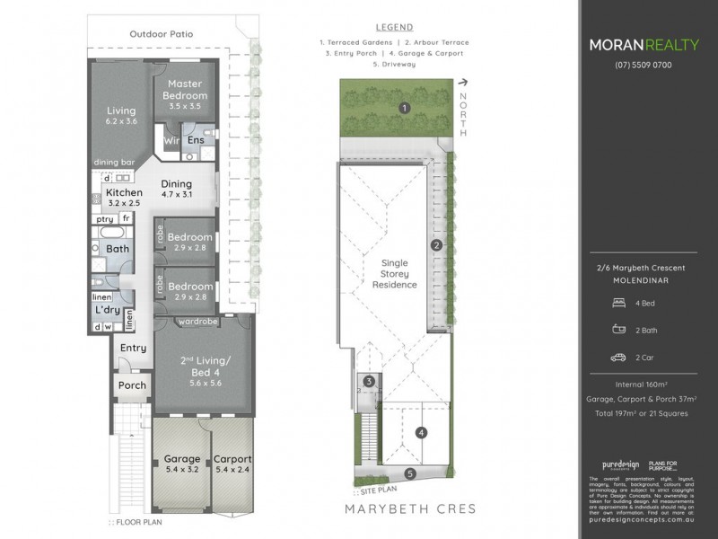 2/6 Marybeth Crescent, Molendinar QLD 4214 Floorplan
