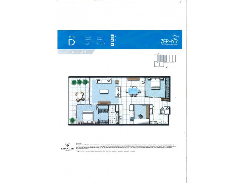 406/15 Compass Drive, Biggera Waters QLD 4216 Floorplan