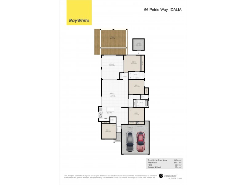 66 Petrie Way, Idalia QLD 4811 Floorplan
