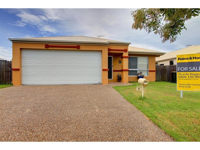 5 Fitzgerald Cr, Kirwan QLD 4817