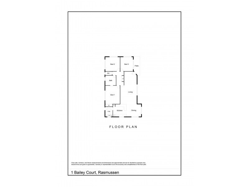 1 Bailey Court, Rasmussen QLD 4815 Floorplan