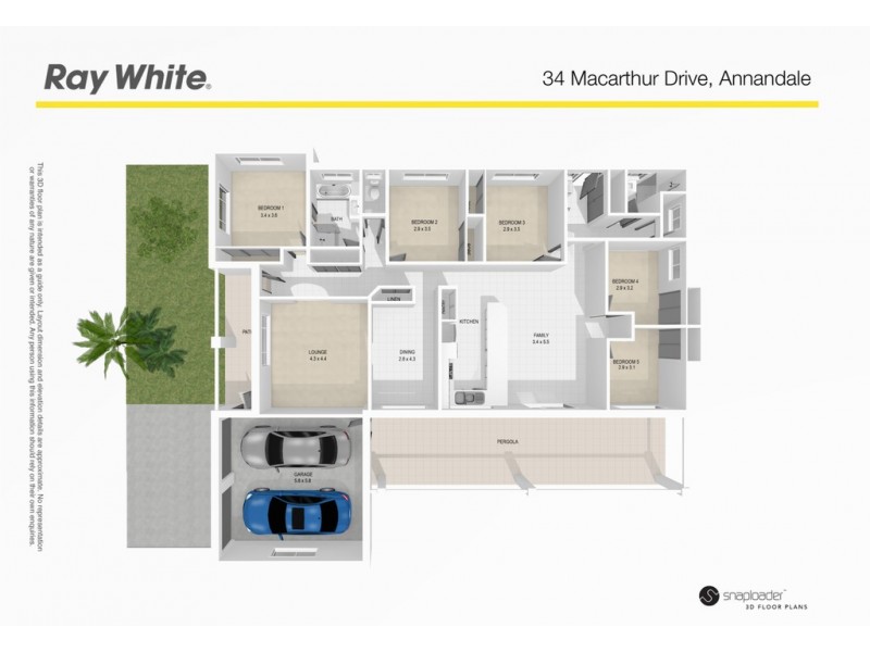 34 Macarthur Drive, Annandale QLD 4814 Floorplan