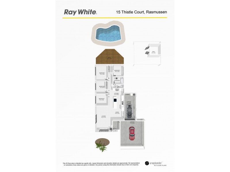 15 Thistle Court, Rasmussen QLD 4815 Floorplan