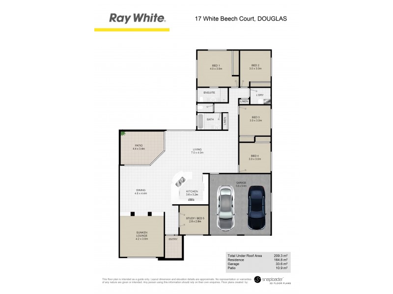 17 White Beech Court, Douglas QLD 4814 Floorplan