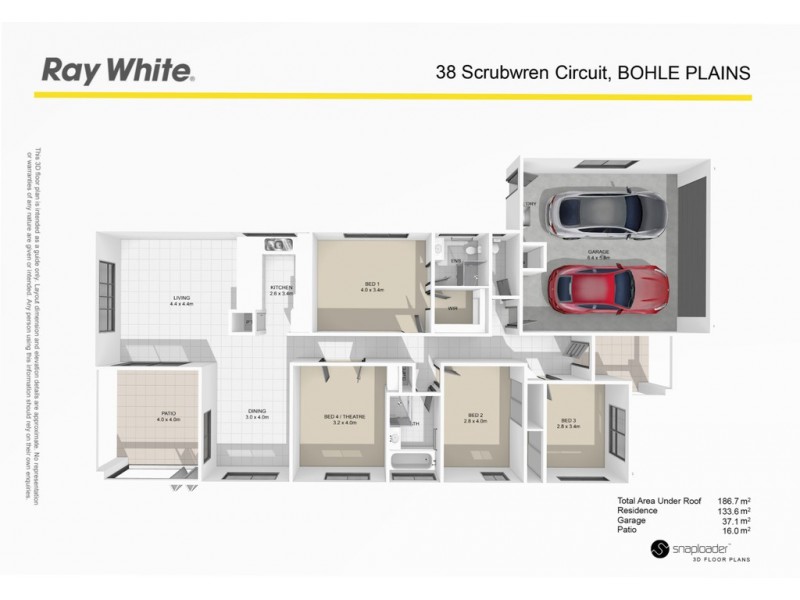 38 Scrubwren Circuit, Bohle Plains QLD 4817 Floorplan