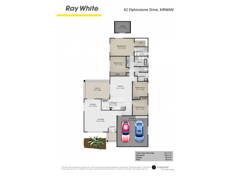 42 Elphinstone Drive, Kirwan QLD 4817 Floorplan