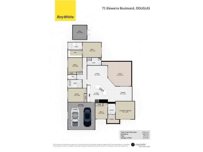 71 Klewarra Boulevard, Douglas QLD 4814 Floorplan