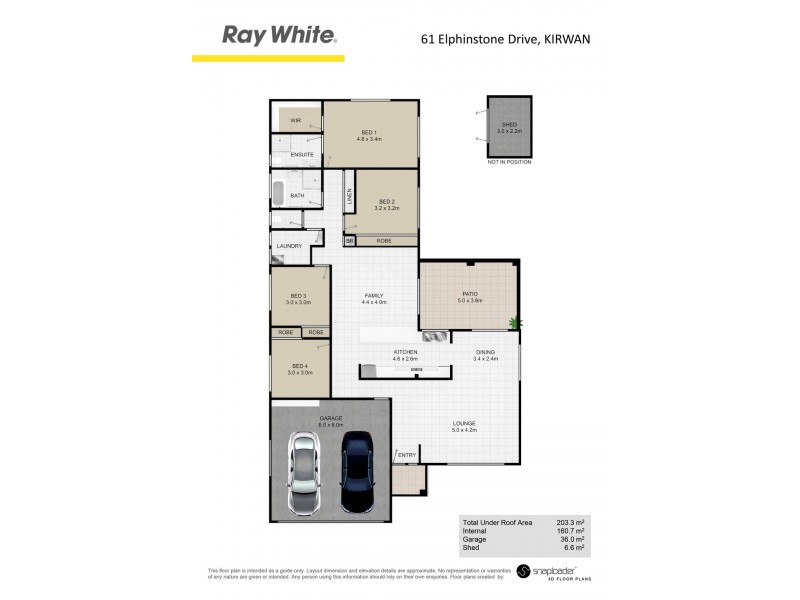 61 Elphinstone Drive, Kirwan QLD 4817 Floorplan