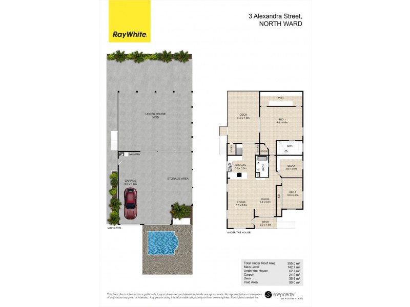 3 Alexandra Street, North Ward QLD 4810 Floorplan