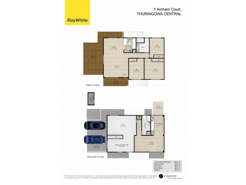 1 Arnhem Court, Thuringowa Central QLD 4817 Floorplan