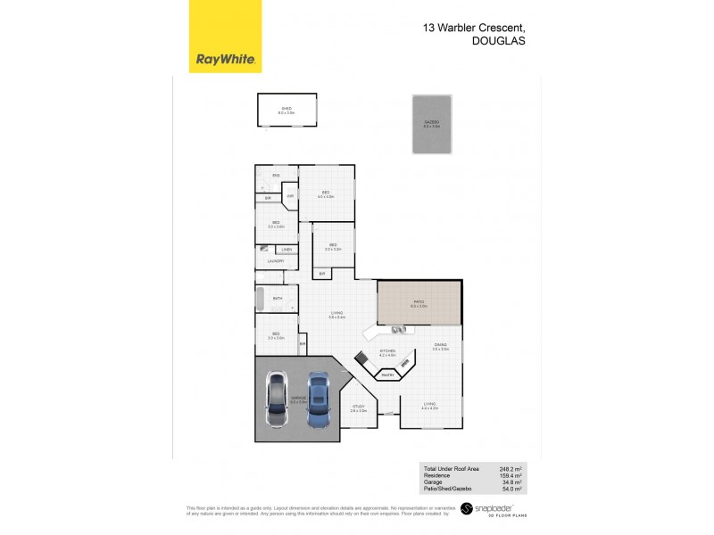 13 Warbler Crescent, Douglas QLD 4814 Floorplan