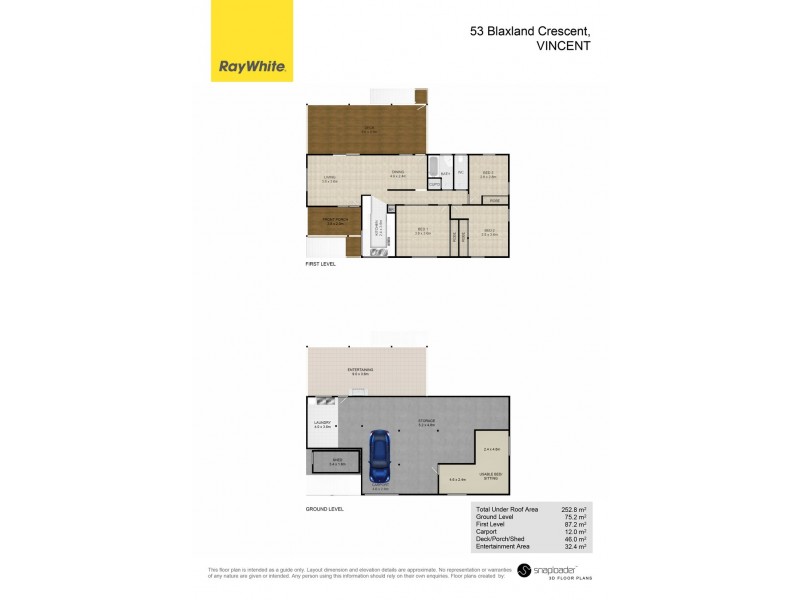 53 Blaxland Crescent, Vincent QLD 4814 Floorplan