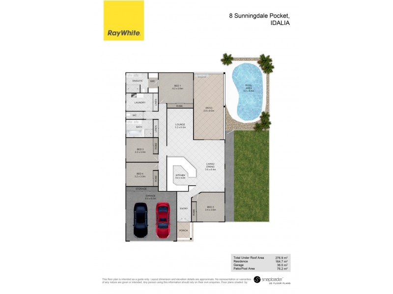 8 Sunningdale Pocket, Idalia QLD 4811 Floorplan