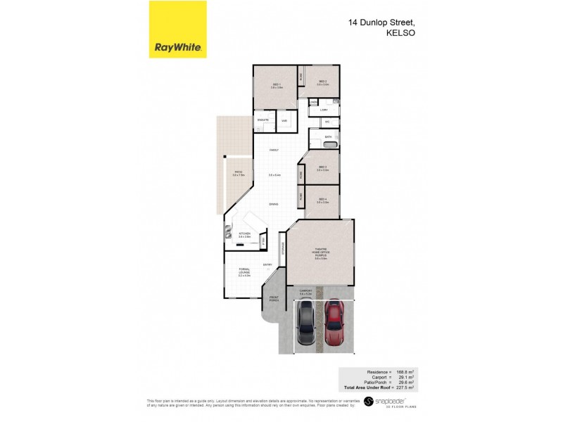 14 Dunlop Street, Kelso QLD 4815 Floorplan