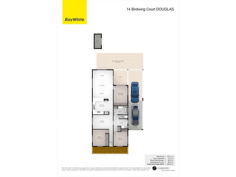 14 Birdwing Court, Douglas QLD 4814 Floorplan