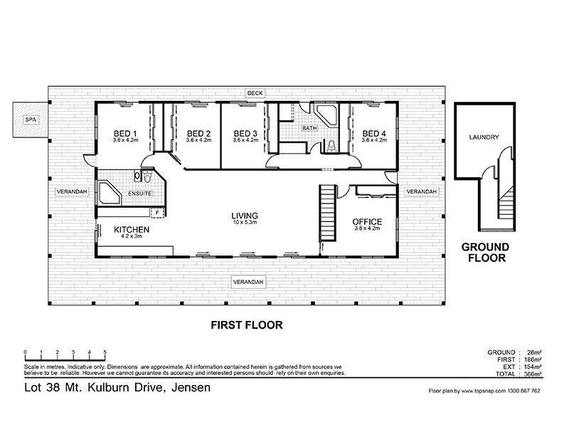 38 Mount Kulburn Drive, Jensen QLD 4818 Floorplan