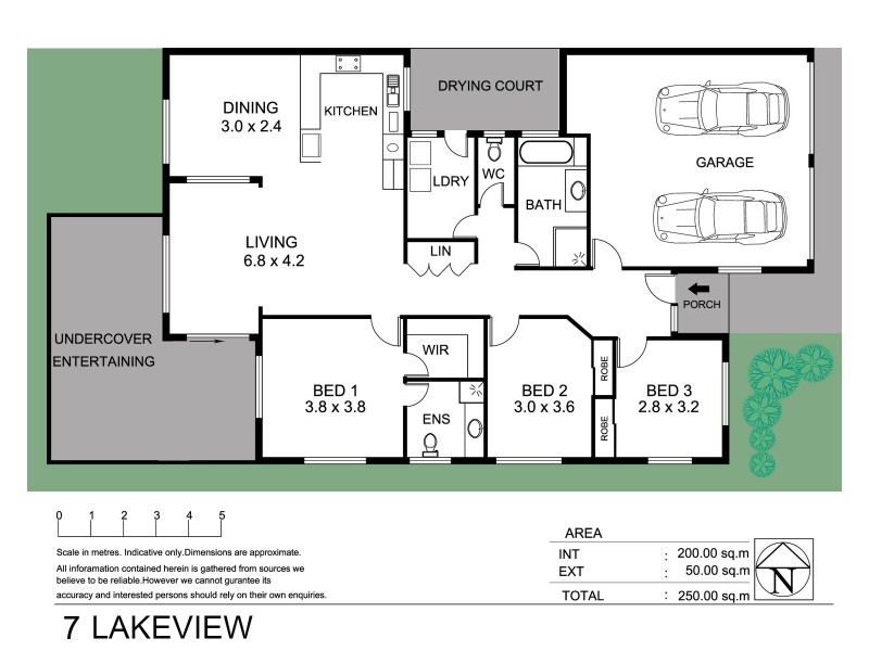 7 Lakeview Court, Kirwan QLD 4817 Floorplan