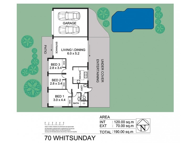70 Whitsunday Drive, Kirwan QLD 4817 Floorplan