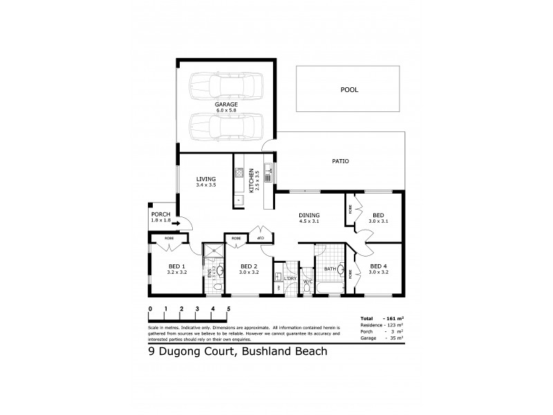 9 Dugong Court, Bushland Beach QLD 4818 Floorplan