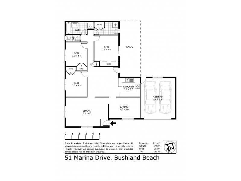 51 Marina Drive, Bushland Beach QLD 4818 Floorplan