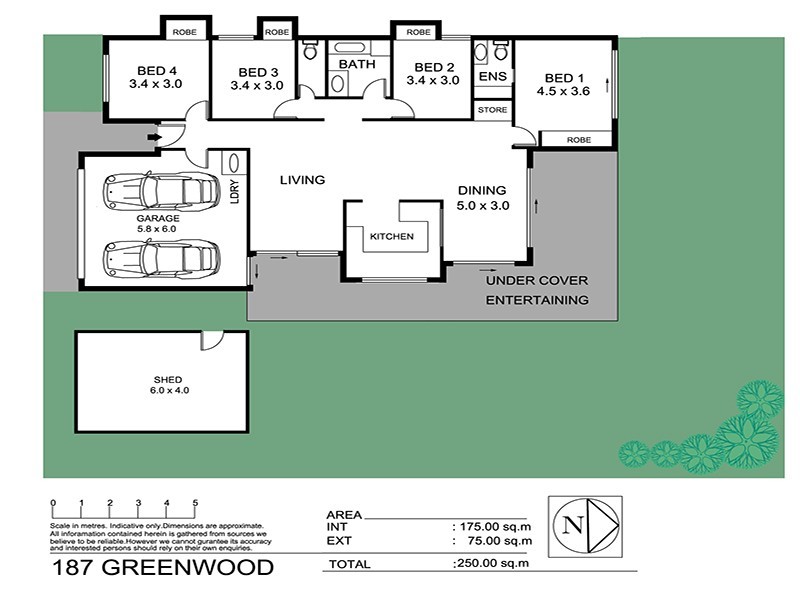 187 Greenwood Drive, Kirwan QLD 4817 Floorplan