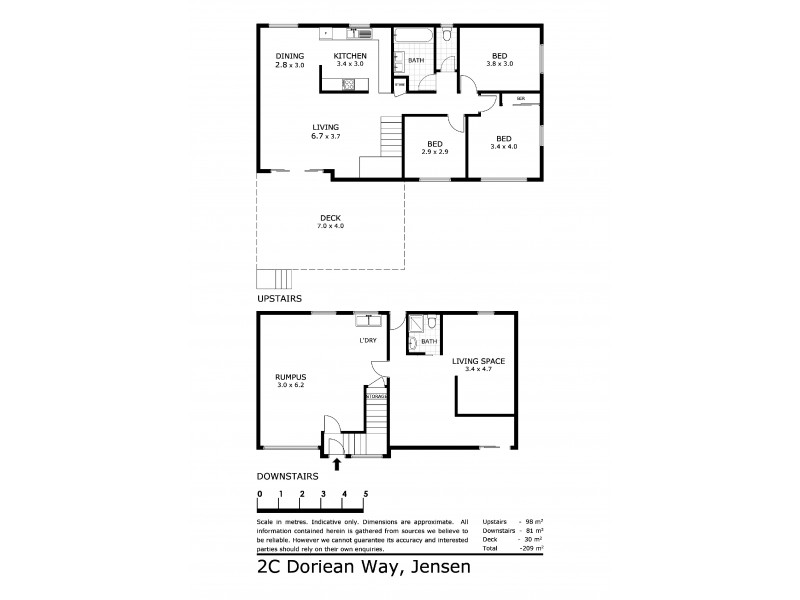 2C Doriean Way, Jensen QLD 4818 Floorplan