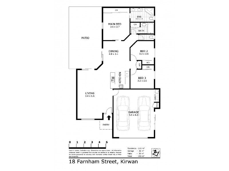 18 Farnham Court, Kirwan QLD 4817 Floorplan