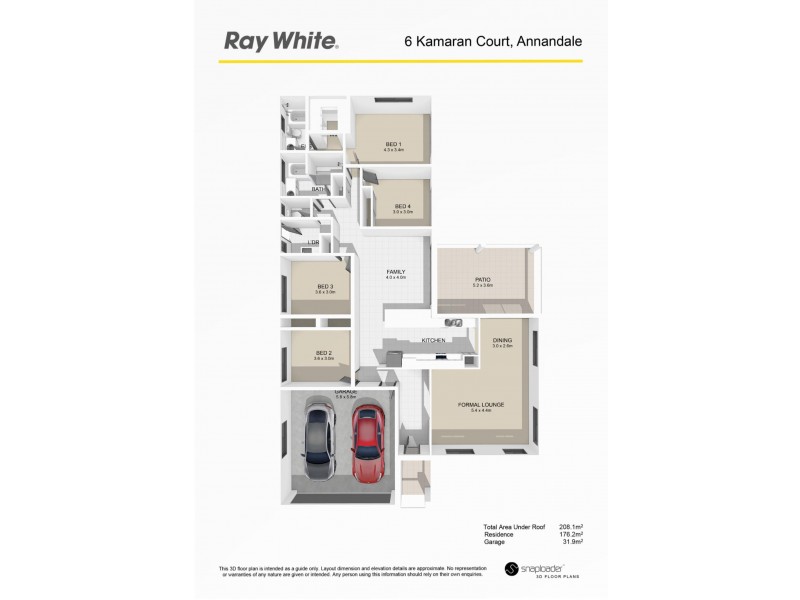 6 Kamaran Court, Annandale QLD 4814 Floorplan