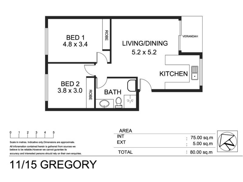11/15 Gregory Street, North Ward QLD 4810 Floorplan