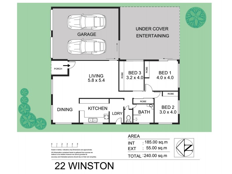 22 Winston Crescent, Kirwan QLD 4817 Floorplan