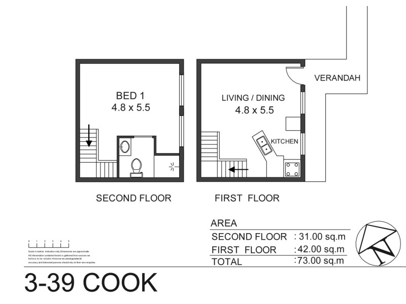 3/39 Cook St, North Ward QLD 4810 Floorplan