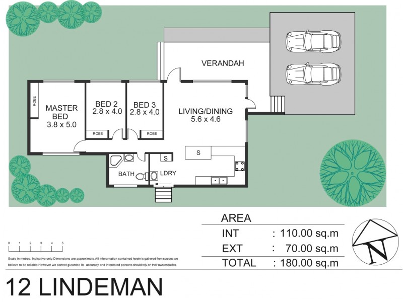 12 Lindeman Avennue, Cranbrook QLD 4814 Floorplan