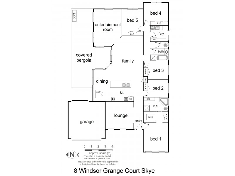 8 Windsor Grange Court, Skye VIC 3977 Floorplan