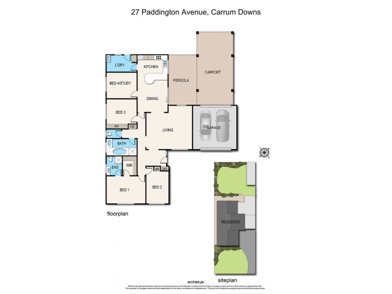 27 Paddington Avenue, Carrum Downs VIC 3201 Floorplan