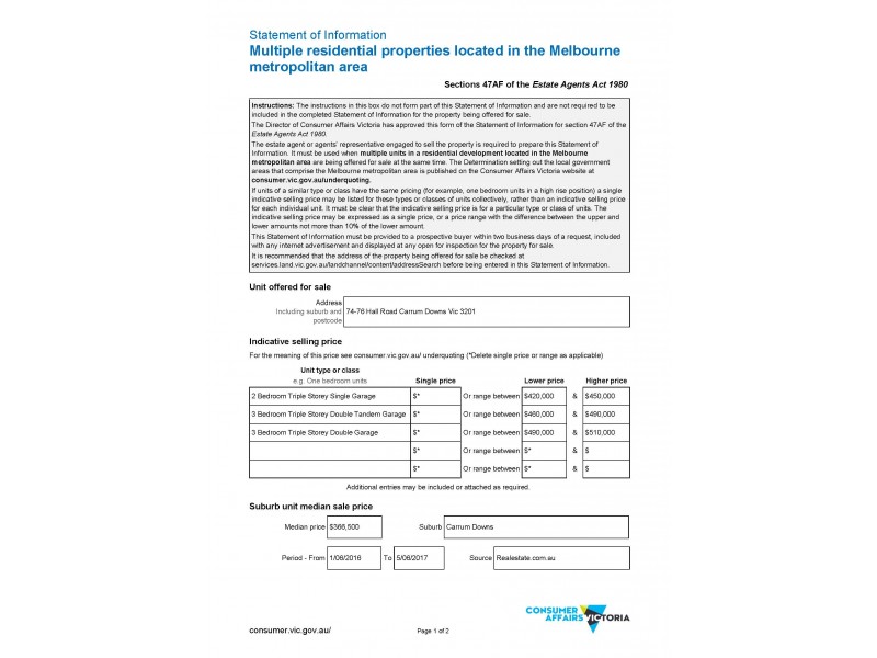 1-10, 74-76 Hall Road, Carrum Downs VIC 3201