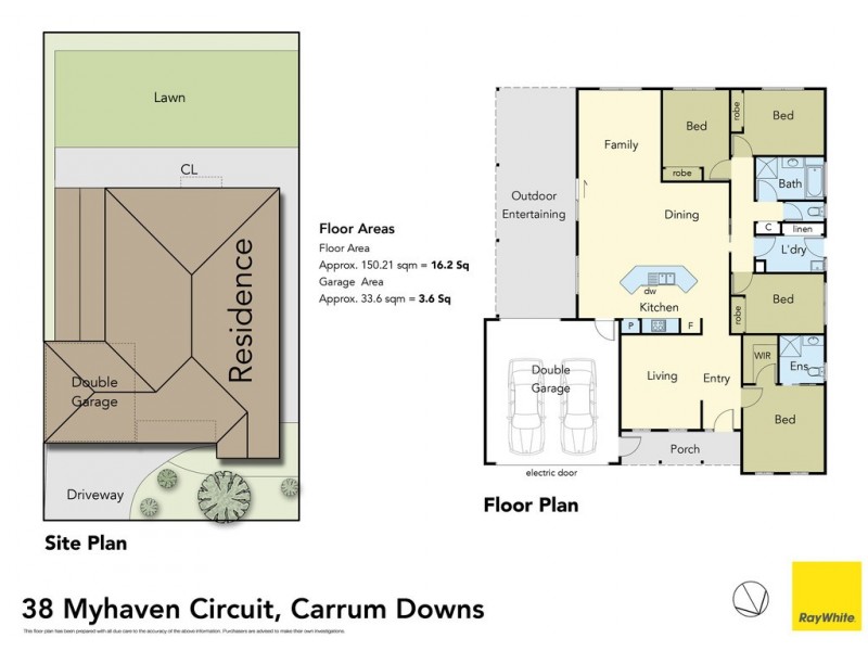 38 Myhaven Circuit, Carrum Downs VIC 3201 Floorplan