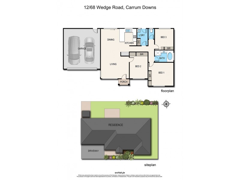 12/68 Wedge Road, Carrum Downs VIC 3201 Floorplan