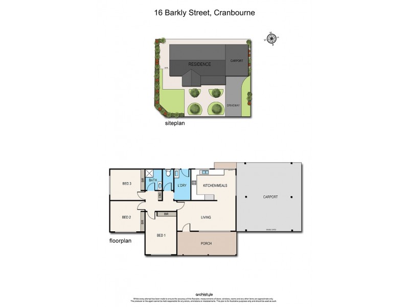 16 Barkly Street, Cranbourne VIC 3977 Floorplan