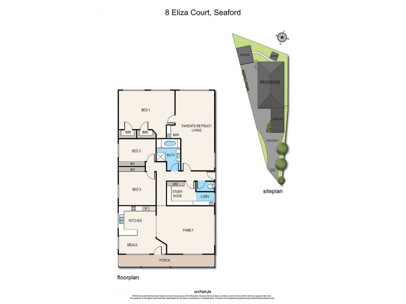 8 Eliza Court, Seaford VIC 3198 Floorplan