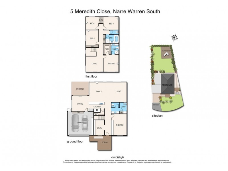 5 Meredith Close, Narre Warren South VIC 3805 Floorplan
