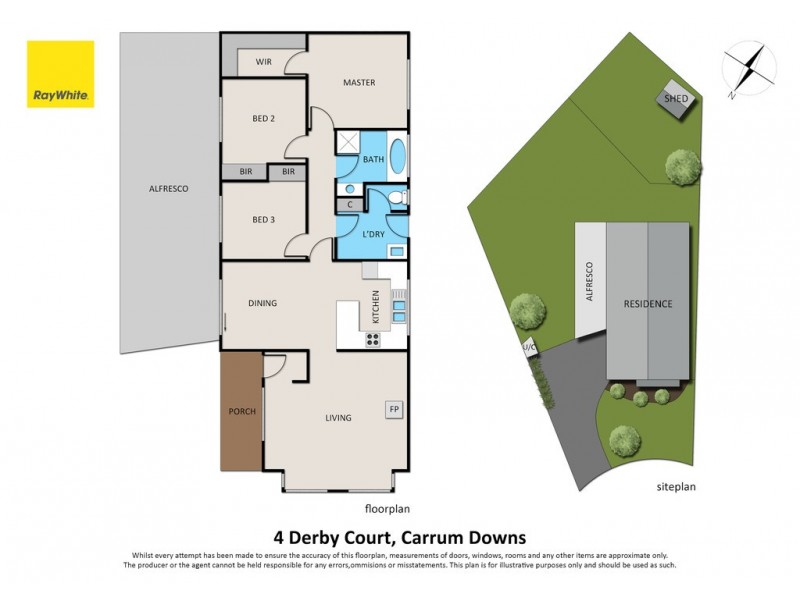 4 Derby Court, Carrum Downs VIC 3201 Floorplan