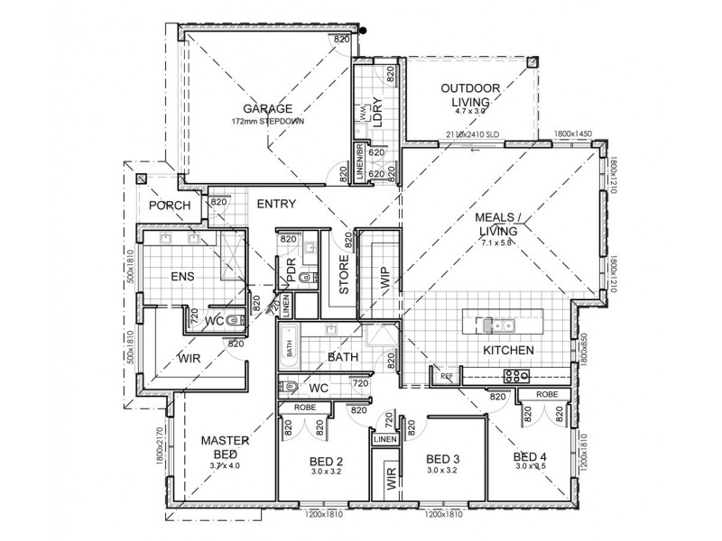 Lot 2, 1 Quail Place, Langwarrin VIC 3910 Floorplan