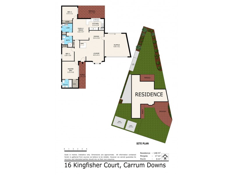 16 Kingfisher Court, Carrum Downs VIC 3201 Floorplan