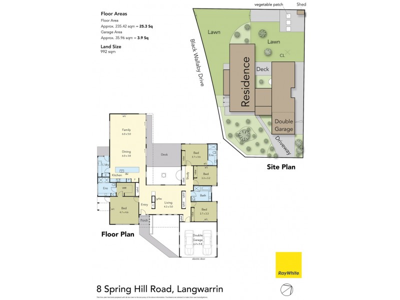8 Spring Hill Road, Langwarrin VIC 3910 Floorplan